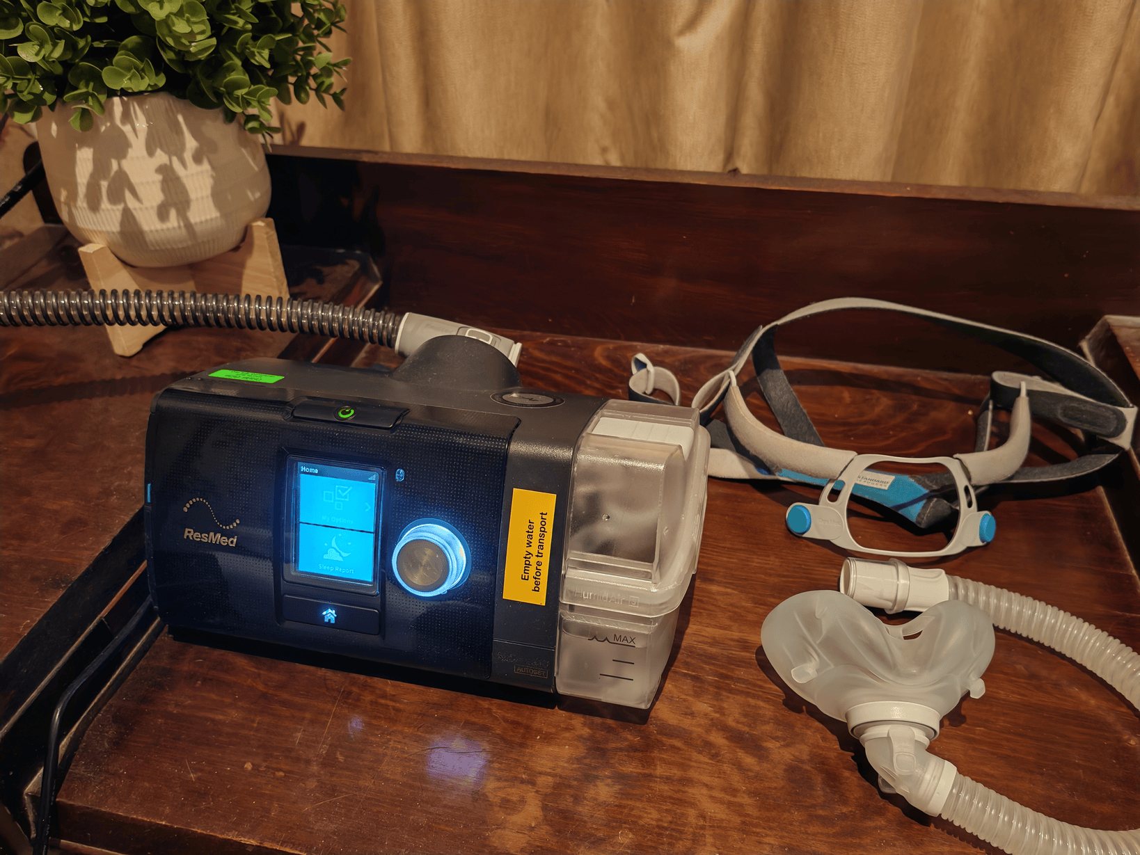 睡眠時無呼吸症候群の検査とCPAP治療を考えるイメージ