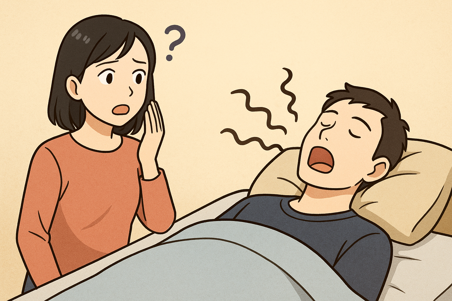 いびきが急にひどくなった!これって何かのサイン?