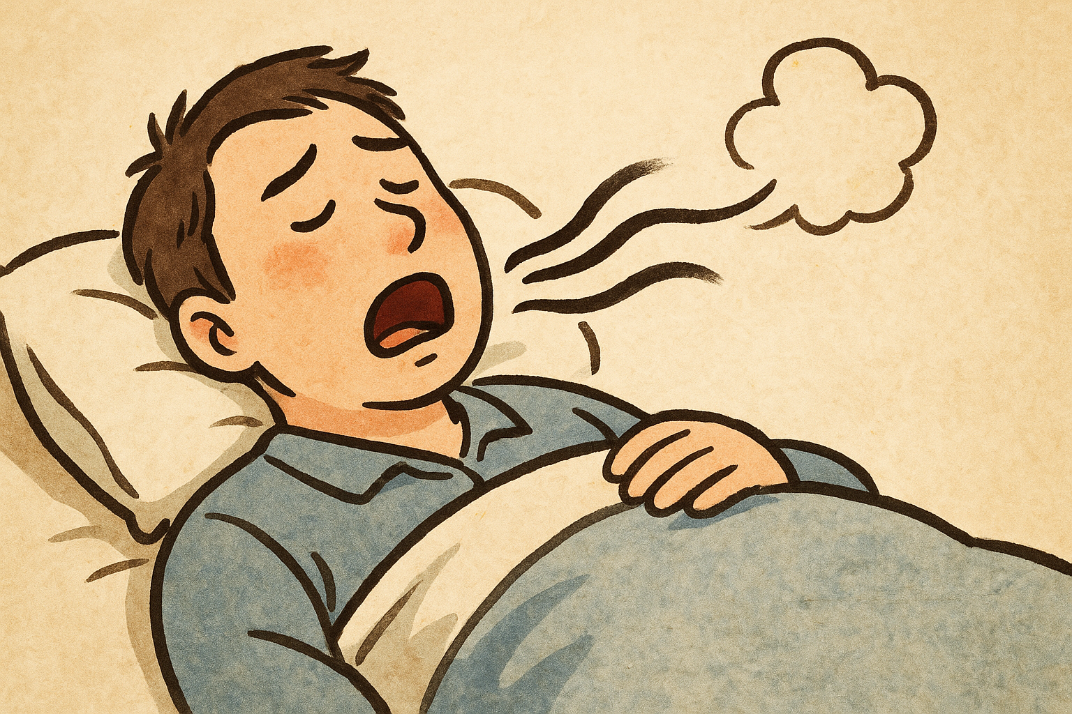 疲れている時だけいびきをかくのはなぜ?原因と今すぐできる対策