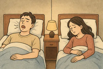 いびきで別室に寝る夫婦って変じゃない?関係を守りながら安眠を取り戻す方法
