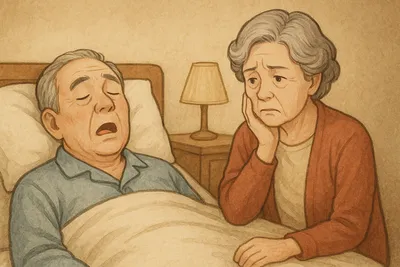 高齢者のいびきはどこに注意すべき?家族が見るべきサインとは