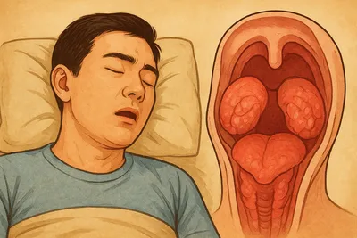 扁桃腺が大きいといびきが出る?原因と対処法を知りたい方へ