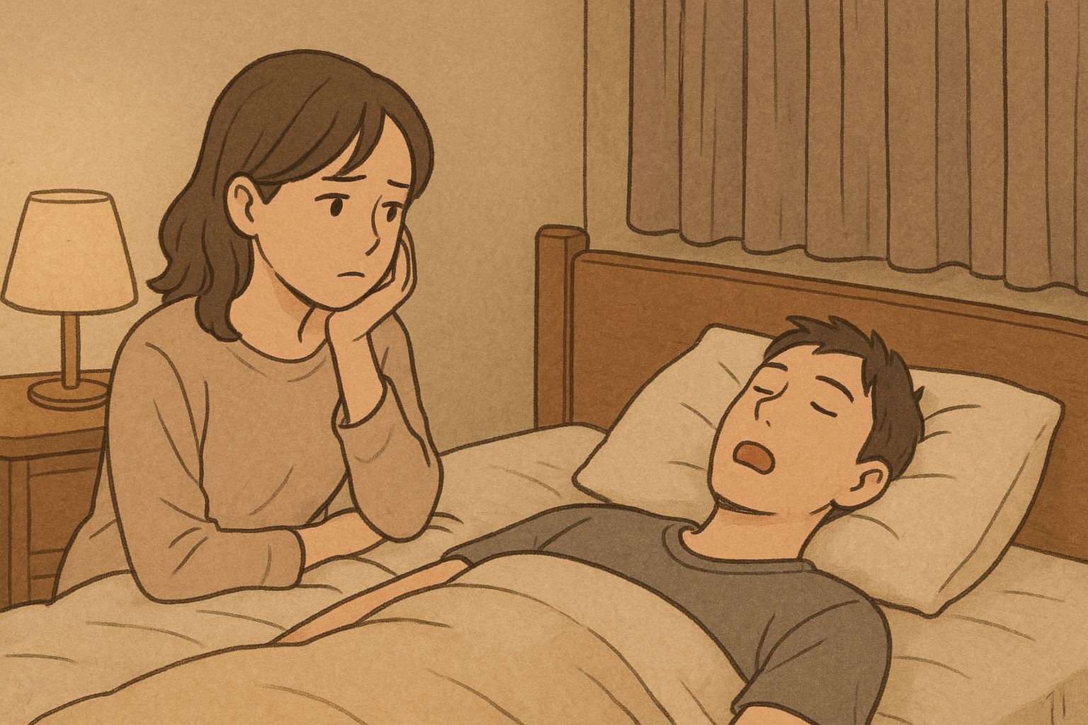 いびきで寝室を分けたいけど罪悪感がある…どう考えればいい?