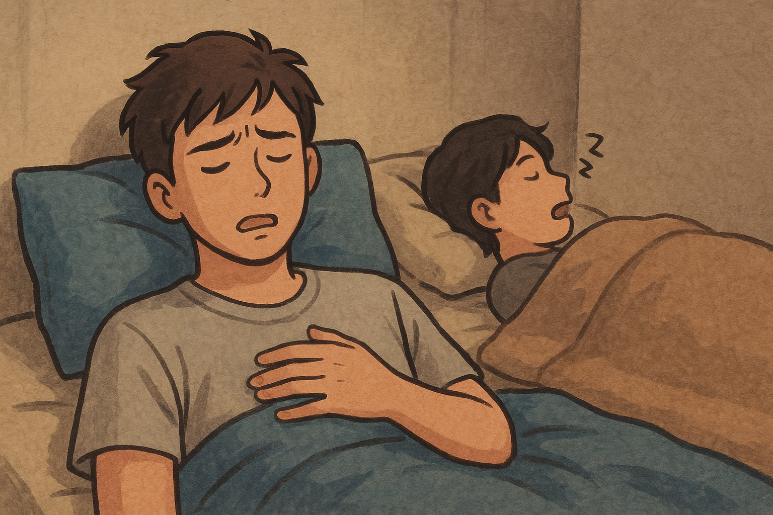 友達との泊まりでいびきが心配…不安な気持ちとの向き合い方