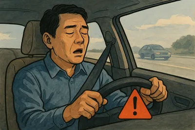 睡眠時無呼吸症候群があると運転は危険?気になる症状と判断の目安