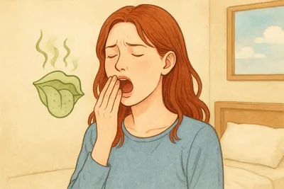 寝起きの口臭がひどい原因とは?朝だけ臭うのはなぜ?