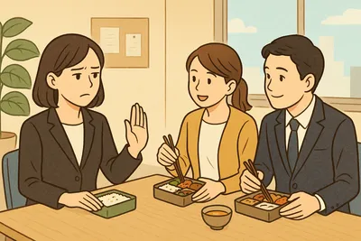 職場のランチ、誘いを断りたいときの上手な伝え方は?