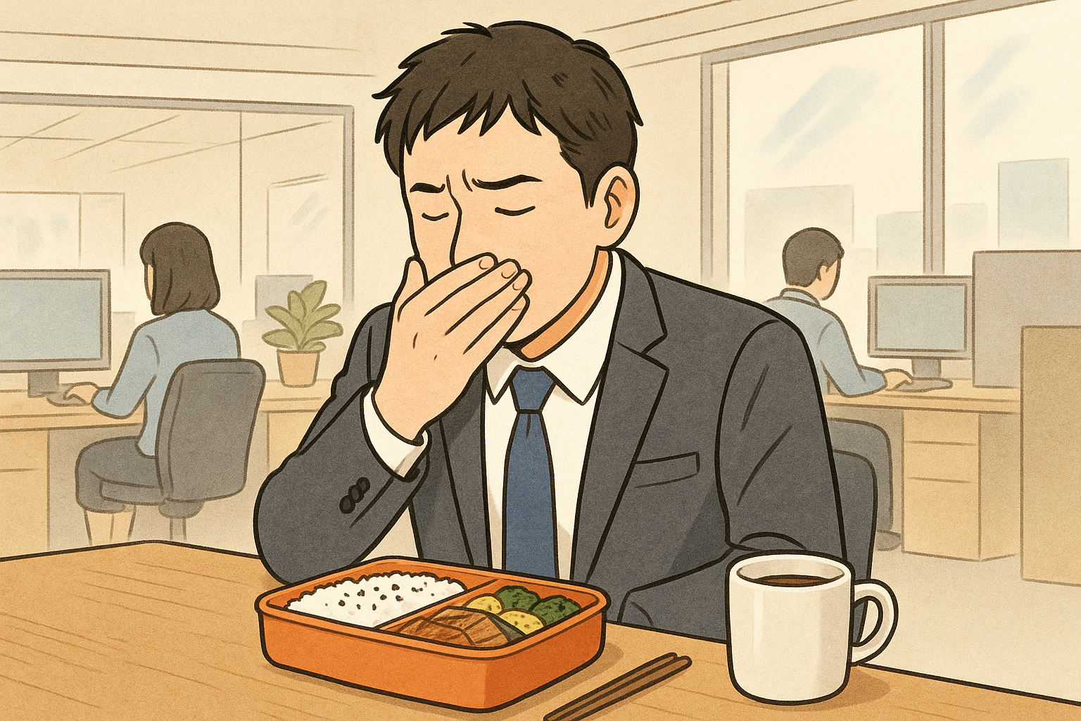 昼食後の口臭が気になるときは?職場でできる対策