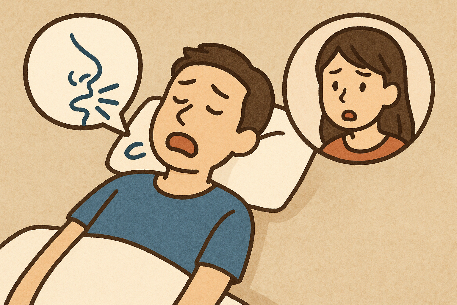 いびきと口呼吸はどう関係しているの?