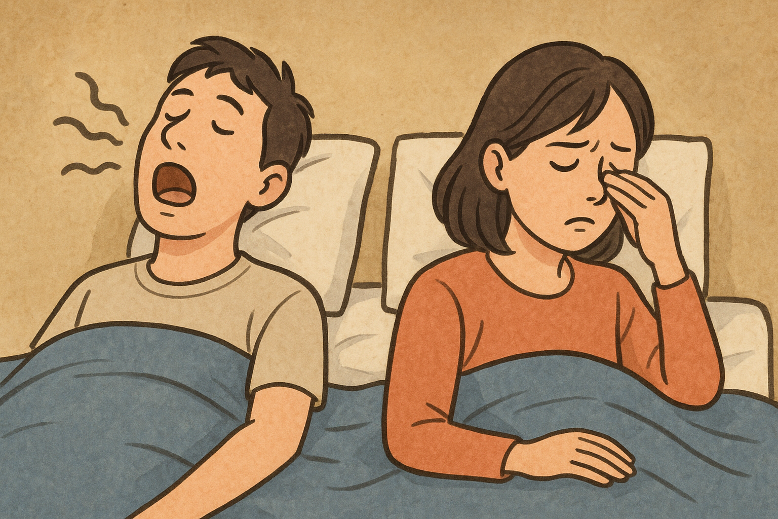 鼻づまりがあると、いびきをかきやすくなるって本当?