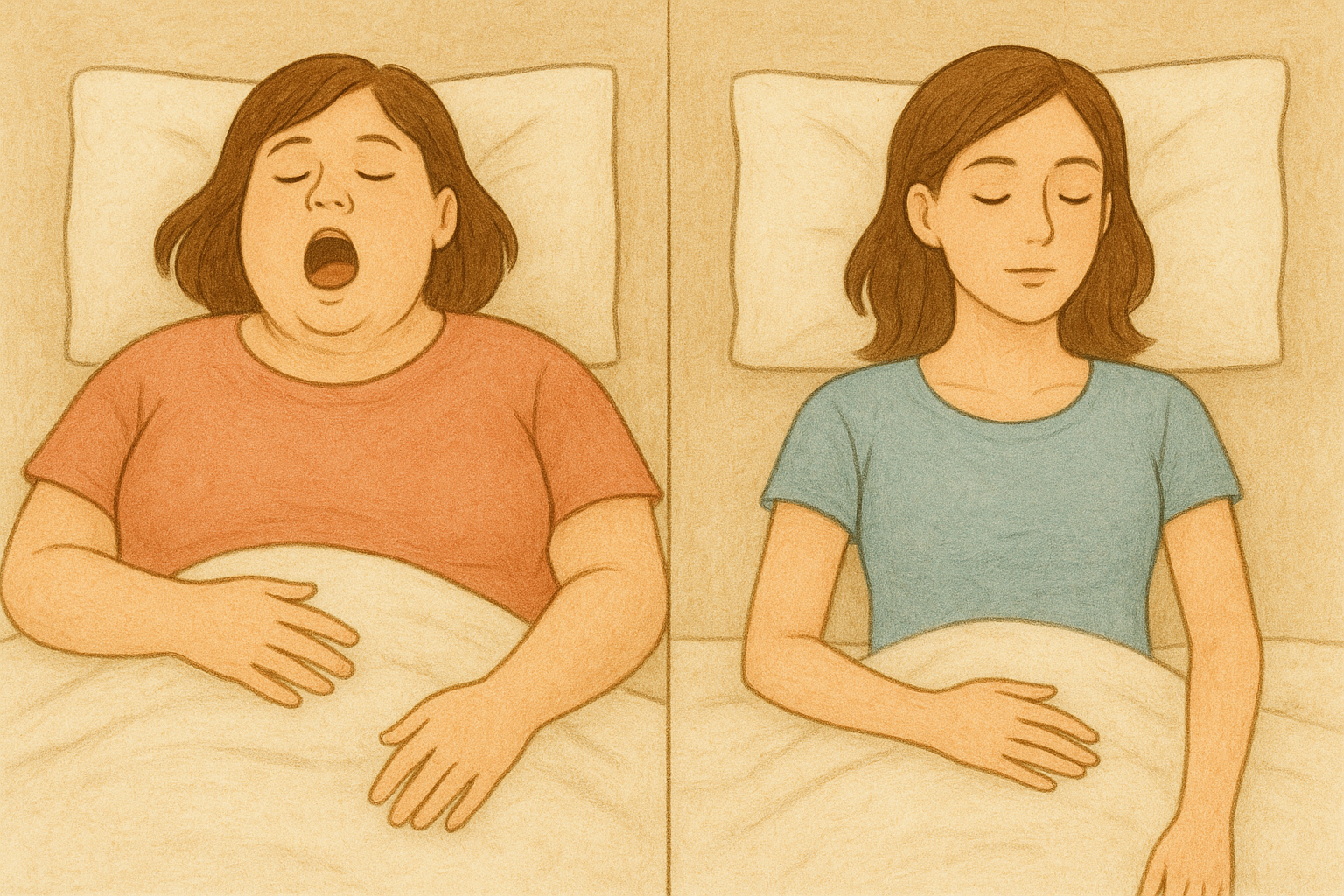 体重といびきの関係を確認する3項目