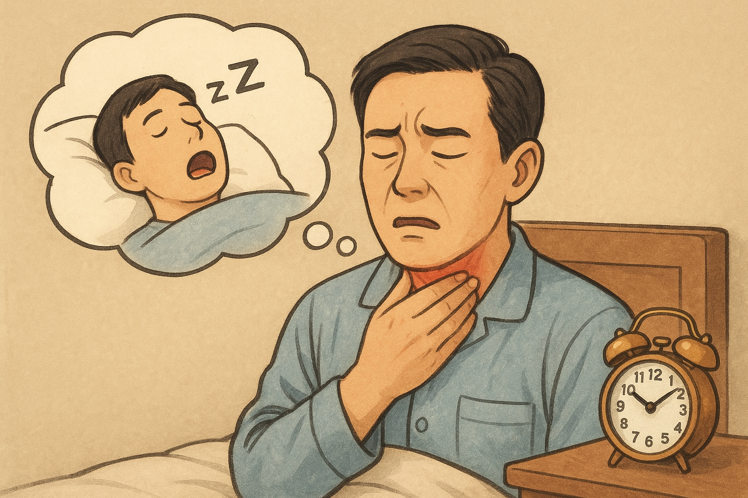 いびきで朝喉が痛くなる主な理由