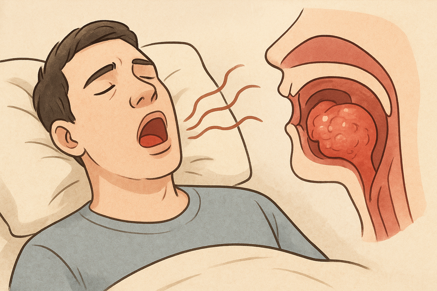 いびきの原因は扁桃腺だけじゃないかもしれません
