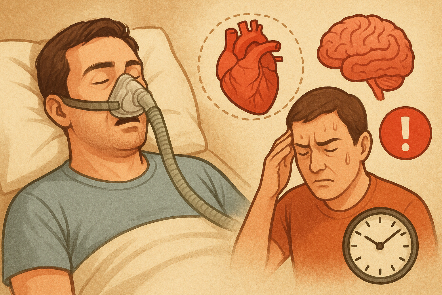 睡眠時無呼吸症候群を治療しないと、長期的にどんな影響があるの?
