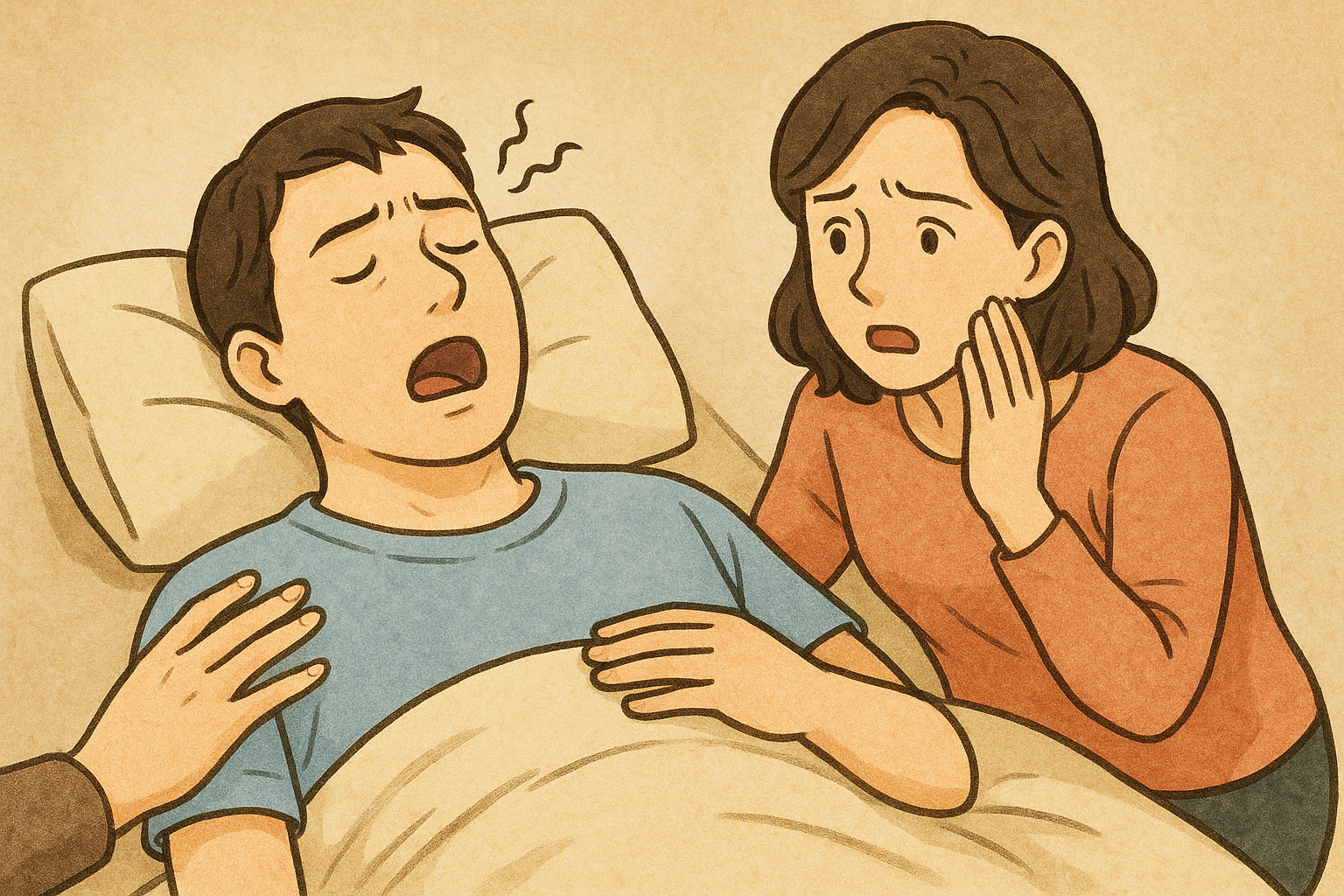 苦しそうないびき、まず何を確認すればいい?