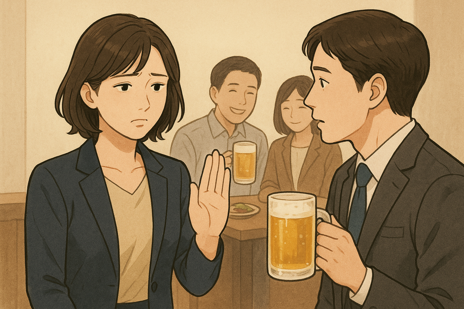 職場の飲み会は、断っても大丈夫?